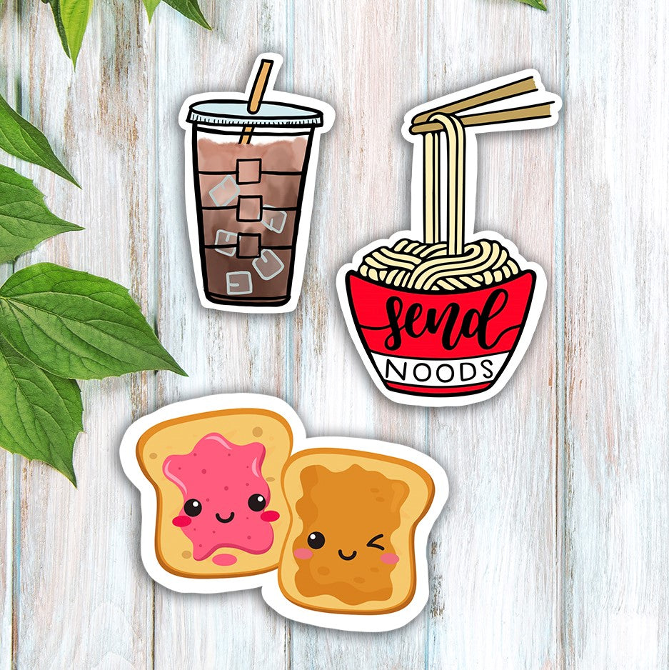 Kawaii pancakes vinyl sticker, Cute food, best friend gifts, yeti deca –  Jenny V Stickers