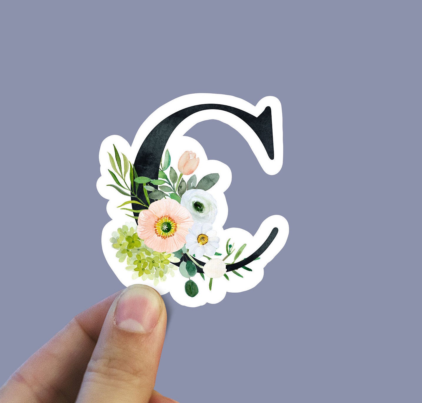 Spring's in Bloom- Monogram Floral Letter