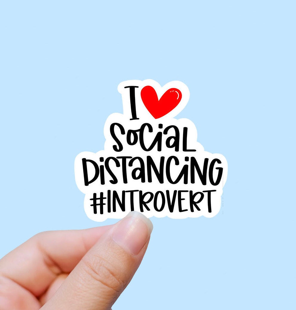 Gift Sticker : I Am Closed Today For Introvert Art Social