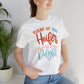 First Of All Heifer Unisex Jersey Short Sleeve Tee