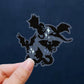 Clear Dragon Flight Sticker 3” x 2.8”