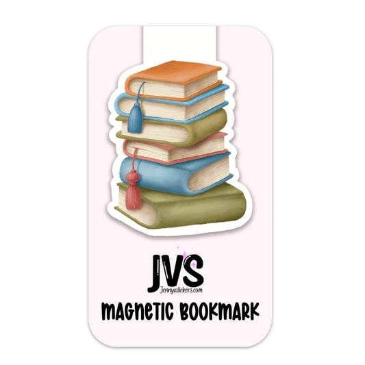 Stack Of Books Magnetic Bookmark