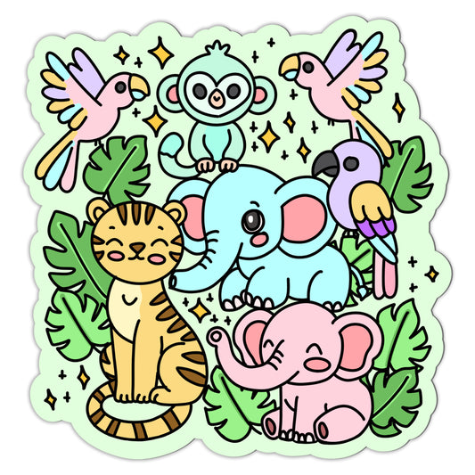 Jungle Animals Sticker