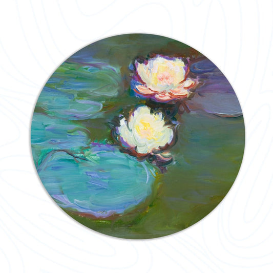 Claude Monet Nympheas vinyl sticker