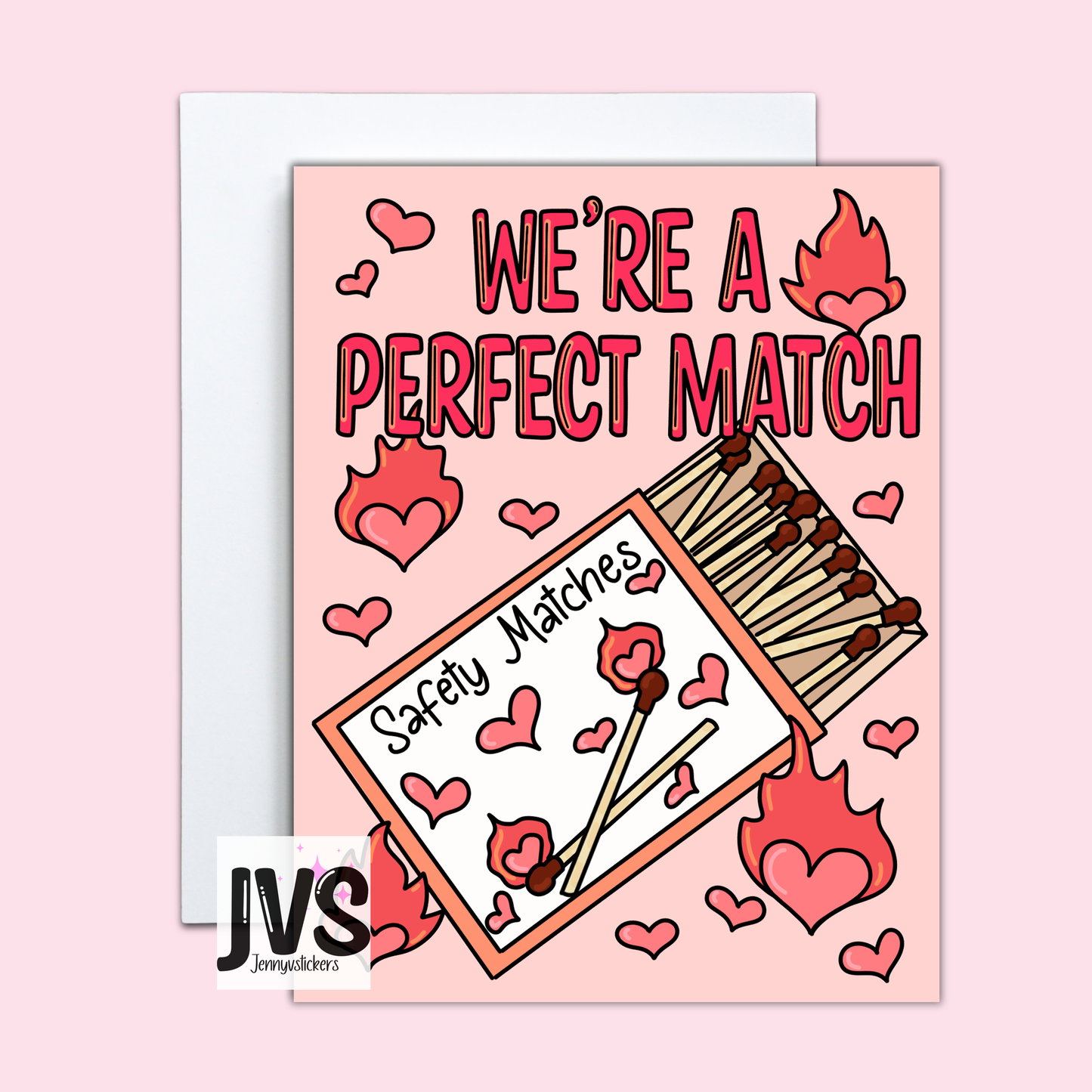 We're A Perfect Match Card