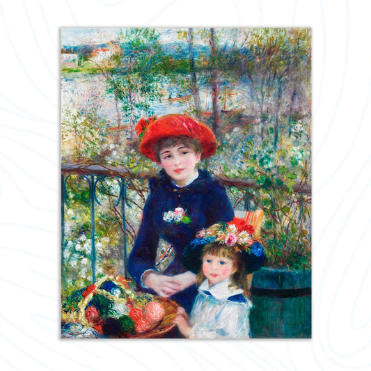 Renoir Two Sisters Sticker