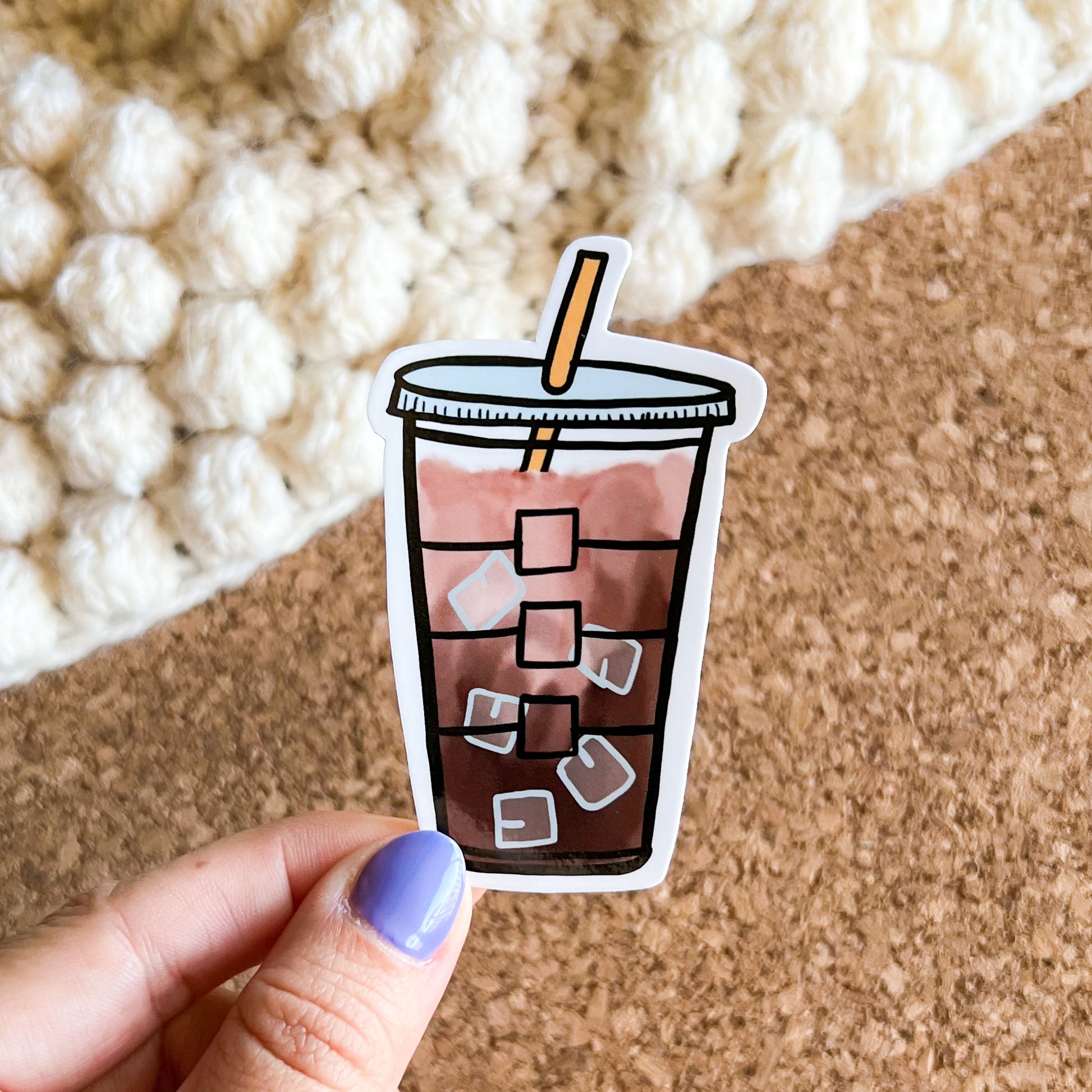 The Iced Coffee Sticker