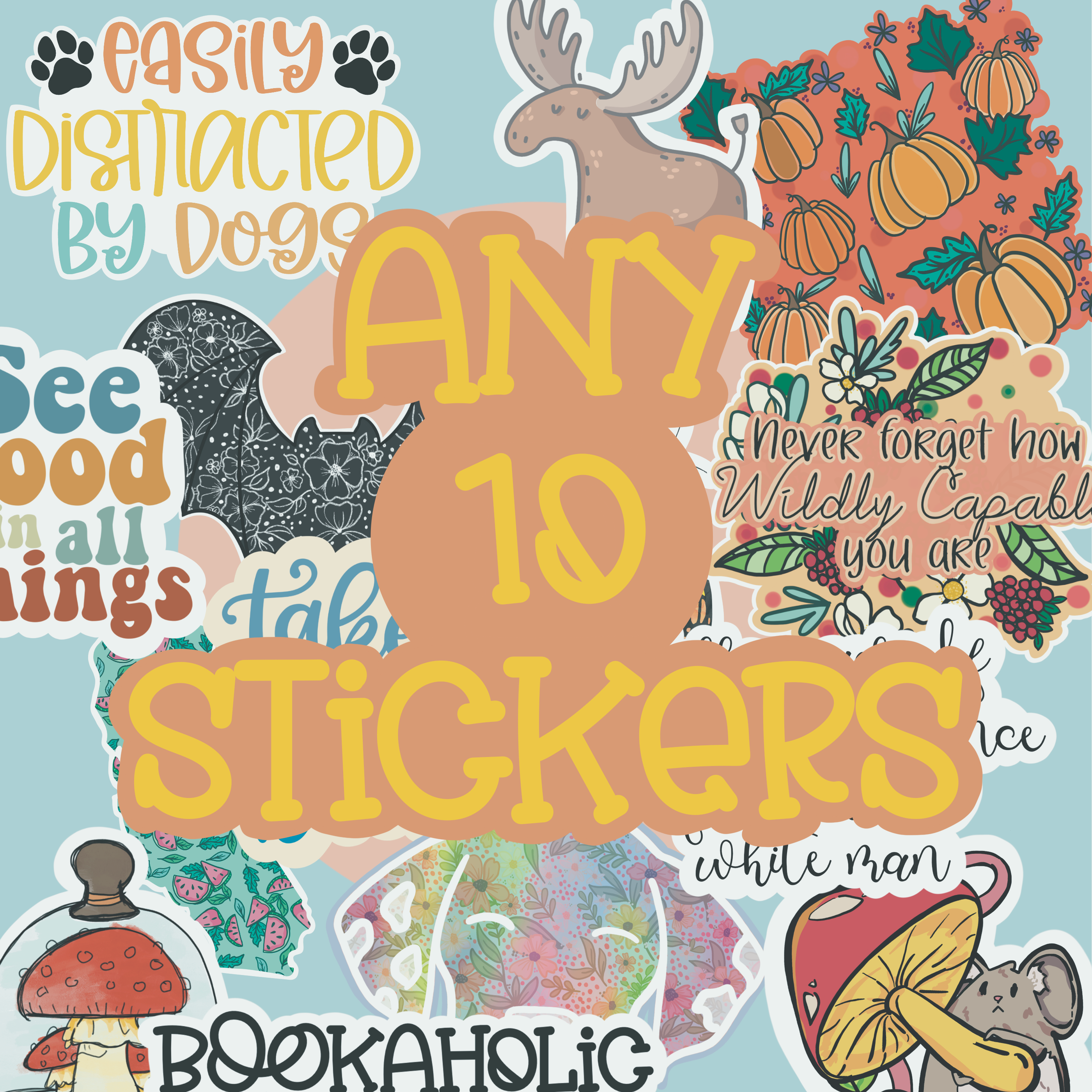 S'mores sticker sheet – Jenny V Stickers