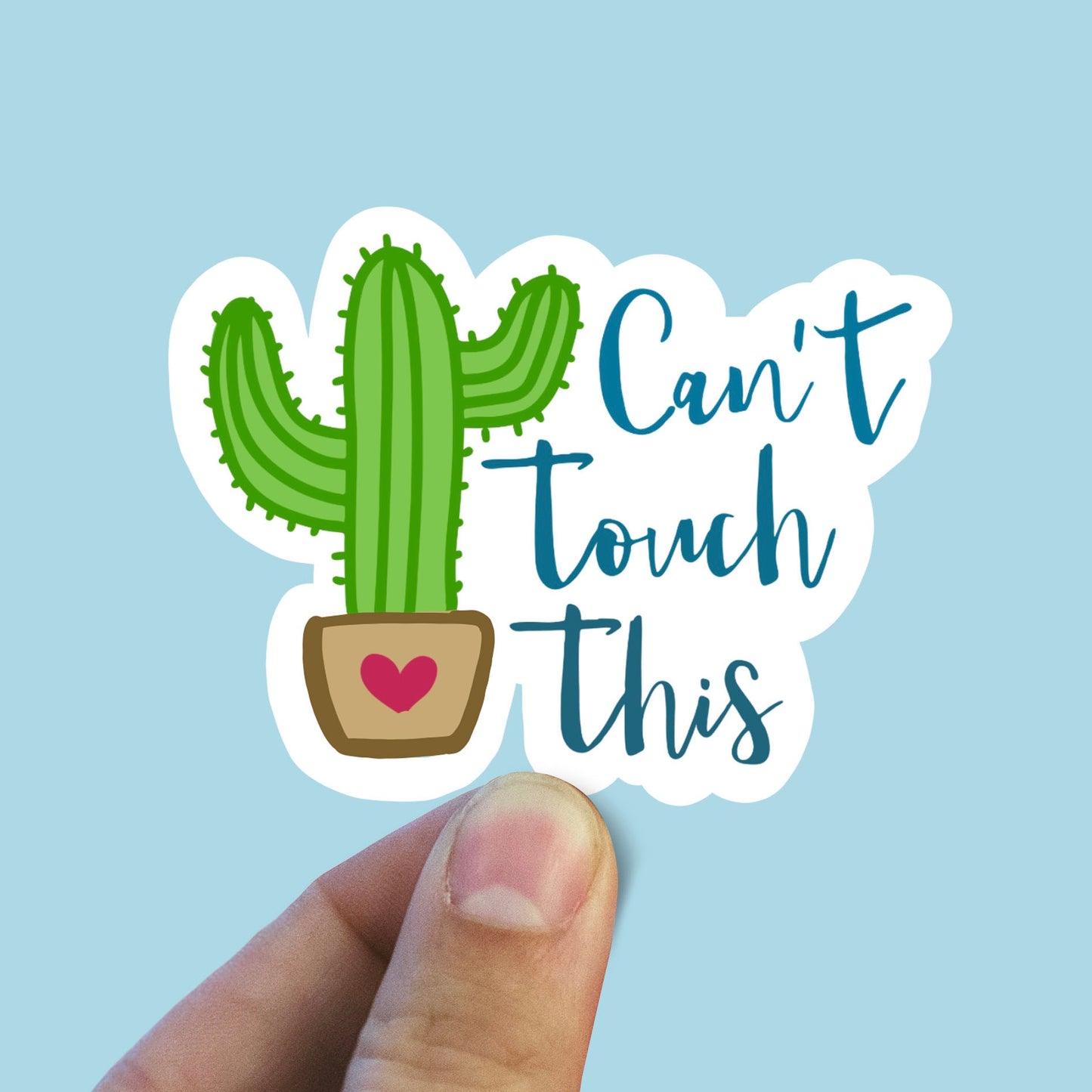 Can’t touch this sticker