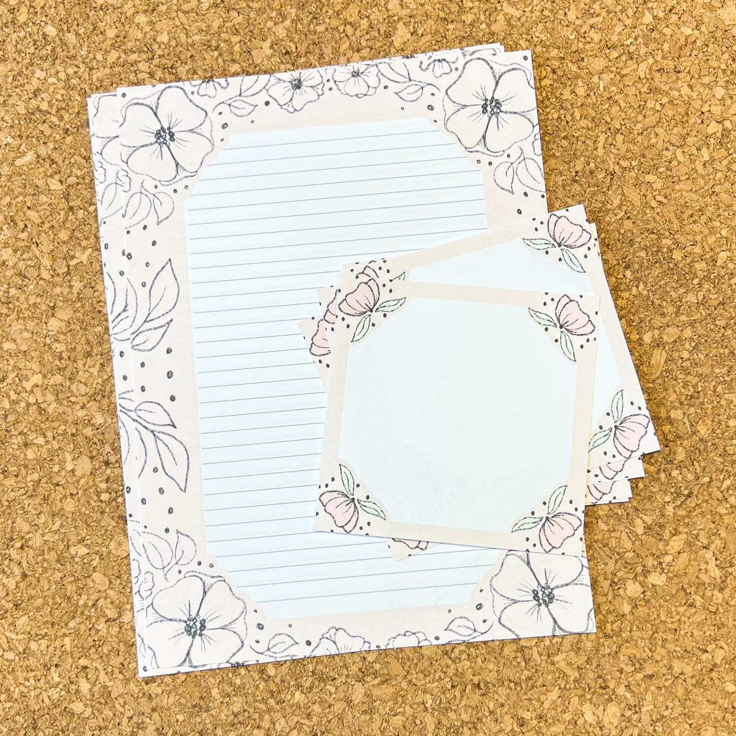 Sketch Flowers Letter Kit