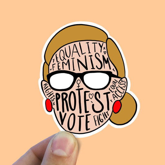 Feminist rights RBG sticker