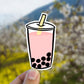 Bubble tea vinyl sticker, boba sticker, boba tea, milk tea sticker, Macbook sticker, laptop sticker, waterproof sticker