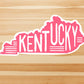 Kentucky state outline sticker, Kentucky, Best friend gift, Birthday gift, travel sticker, Laptop decal, MacBook decal