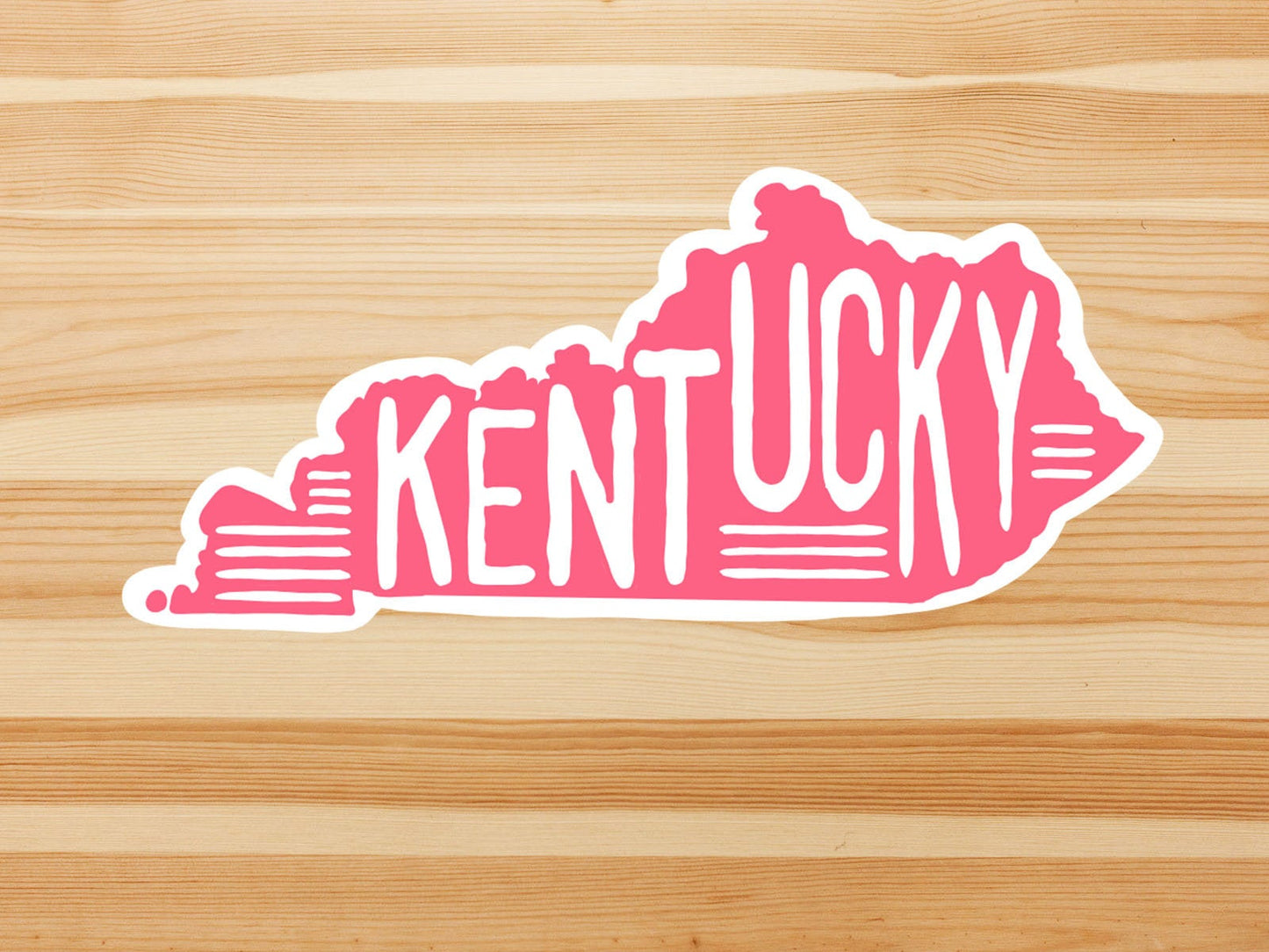 Kentucky state outline sticker, Kentucky, Best friend gift, Birthday gift, travel sticker, Laptop decal, MacBook decal