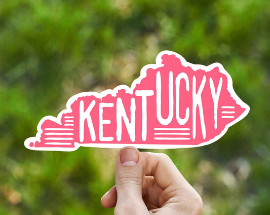 Kentucky state outline sticker, Kentucky, Best friend gift, Birthday gift, travel sticker, Laptop decal, MacBook decal