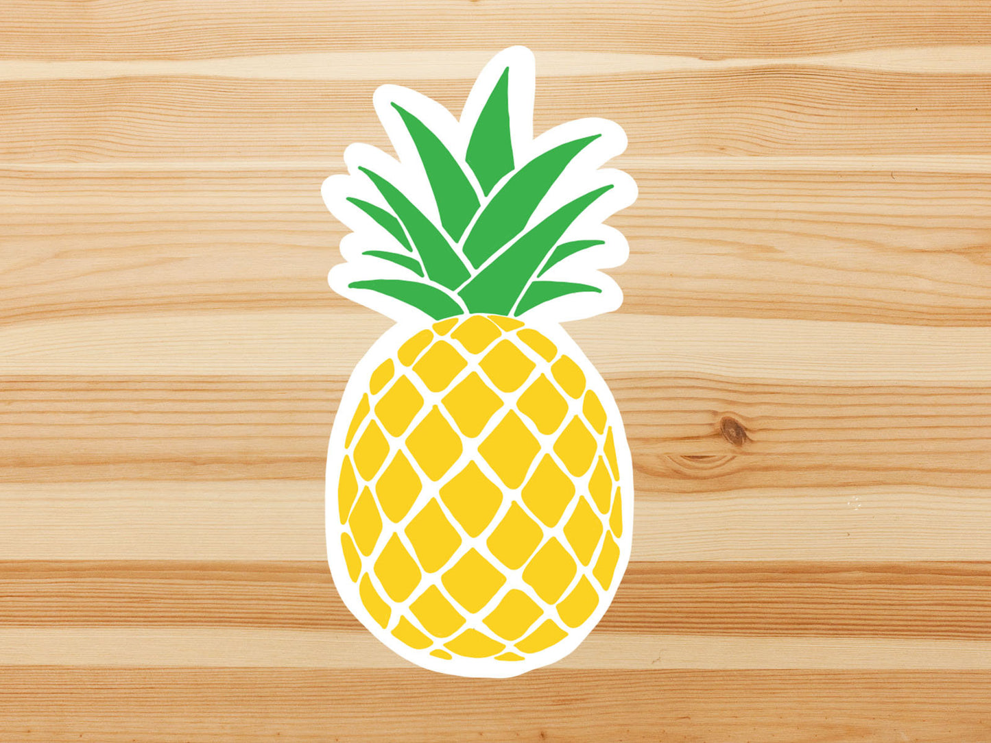 Pineapple vinyl sticker, best friend gift, yeti decal, MacBook decal, laptop sticker, waterproof sticker, Dwight Schrute