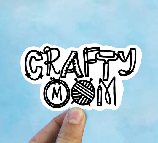 Crafters Gonna Craft Vinyl Sticker