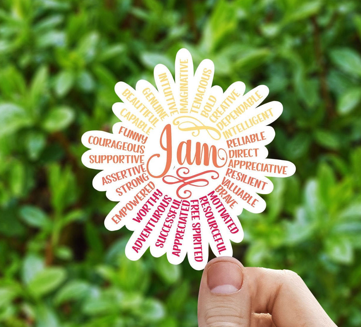 I am sun sticker, trendy sticker, motivational quotes, fun saying sticker, Macbook sticker, laptop sticker