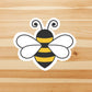 Simple bee sticker, Bee sticker, Bumble bee, laptop stickers, waterproof stickers