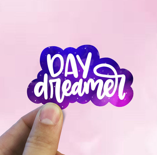 Day dreamer vinyl sticker, best friend gift, laptop stickers