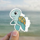 Shiny turtle vinyl Sticker, water bottle stickers, ocean stickers, laptop stickers, waterproof sticker