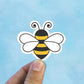 Simple bee sticker, Bee sticker, Bumble bee, laptop stickers, waterproof stickers