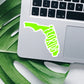 Minimal Florida state vinyl sticker, custom stickers, Florida, travel sticker, trendy stickers, Laptop decal, MacBook decal