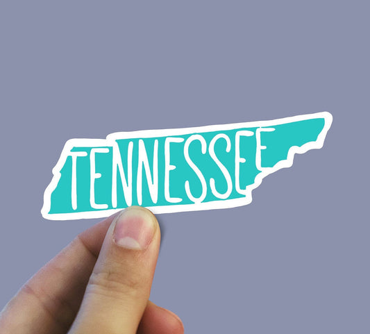 Minimal Tennessee state vinyl sticker, custom stickers, Tennessee, travel sticker, trendy stickers, Laptop decal, MacBook decal