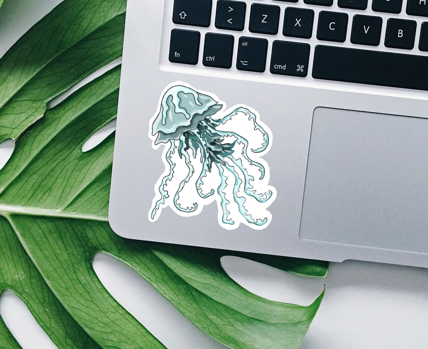 Celestial Aquarius sticker, Aquarius zodiac sticker, astrology sticker, zodiac sticker, star signs, Macbook sticker, laptop decal