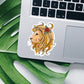 Celestial Leo sticker, Leo zodiac sticker, astrology sticker, zodiac sticker, star signs, Macbook sticker, laptop decal