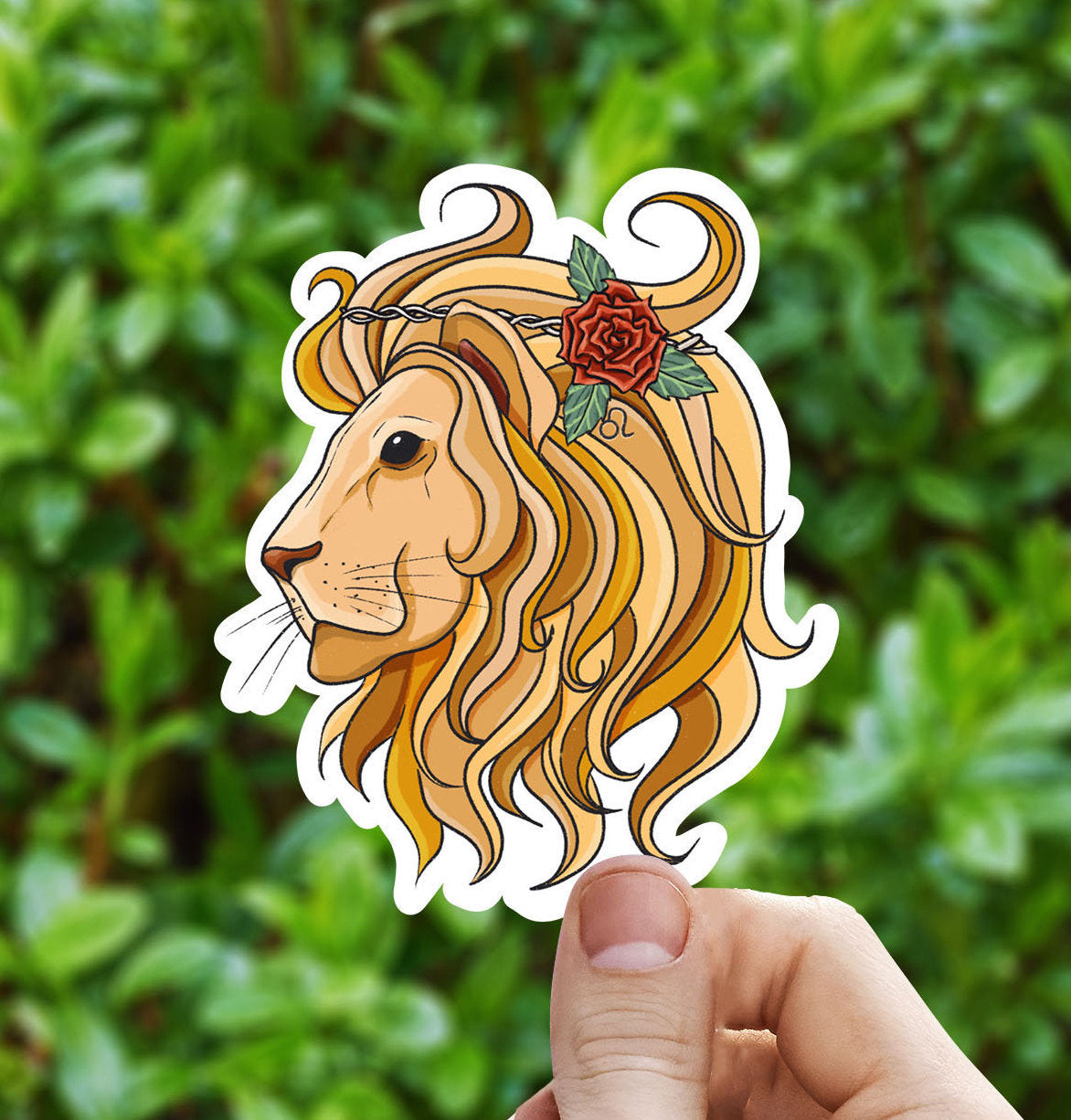 Celestial Leo sticker, Leo zodiac sticker, astrology sticker, zodiac sticker, star signs, Macbook sticker, laptop decal