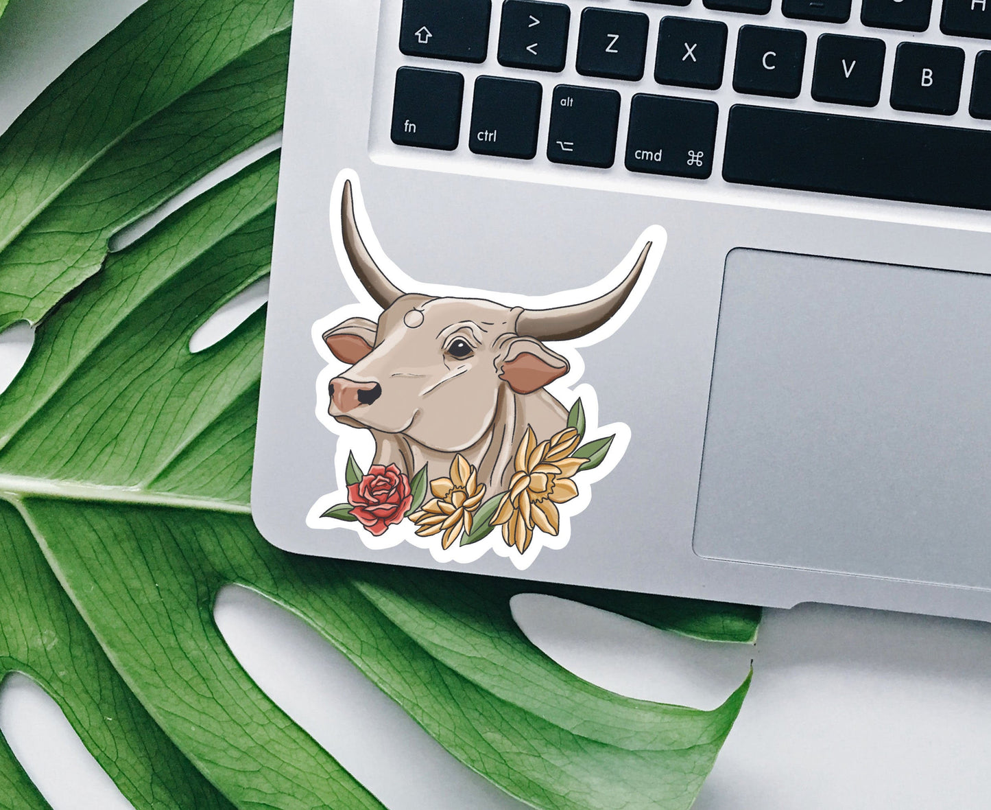 Celestial Taurus sticker, Taurus zodiac sticker, astrology sticker, zodiac sticker, star signs, Macbook sticker, laptop decal