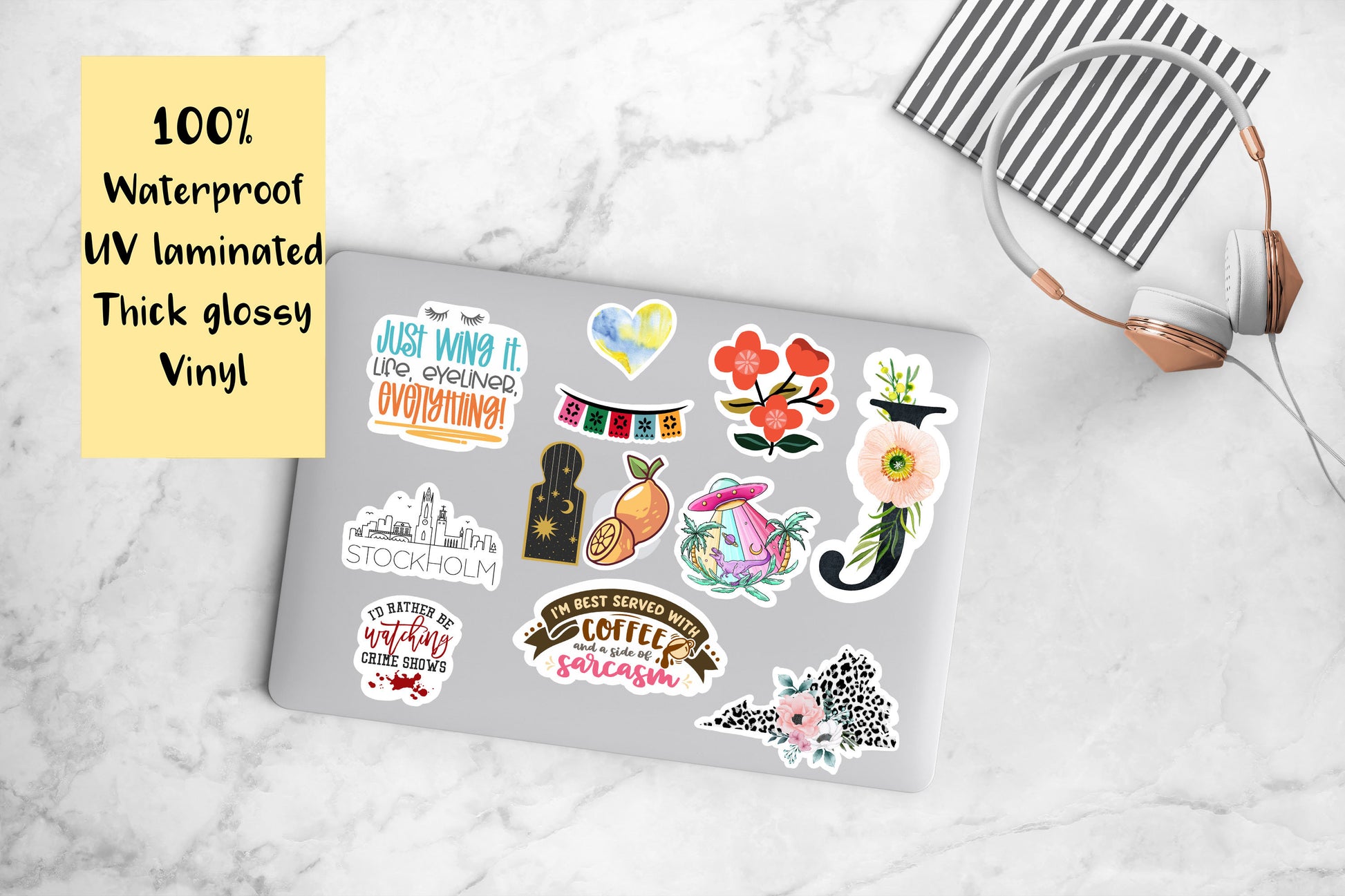 Just a girl who loves books vinyl sticker, book stickers, book lover gifts,  laptop stickers, motivational quotes, stickers for hydroflask