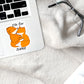 Oh for fox sake vinyl sticker, fox sticker, best friend gift, laptop sticker, Macbook decal, sarcastic gift