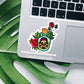 Skull bottle tattoo vinyl sticker, Best friend gift, fine art, birthday gift, Macbook sticker, laptop sticker