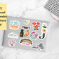 Moushroom sticker sheet, Mushroom decor, Laptop decals, animal stickers, sticker sheets