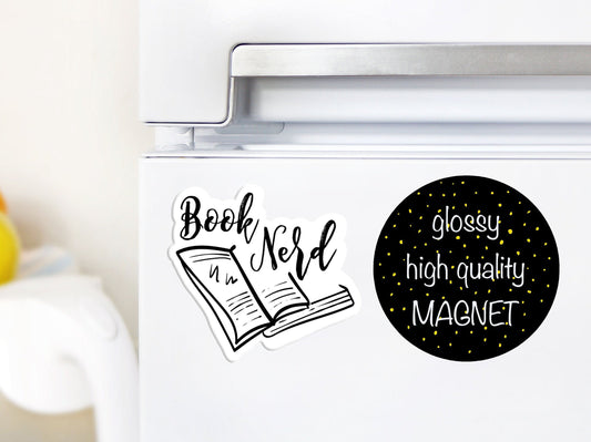 Book nerd magnet, book lover gift, magnets fridge, Mother’s Day gifts, magnetic