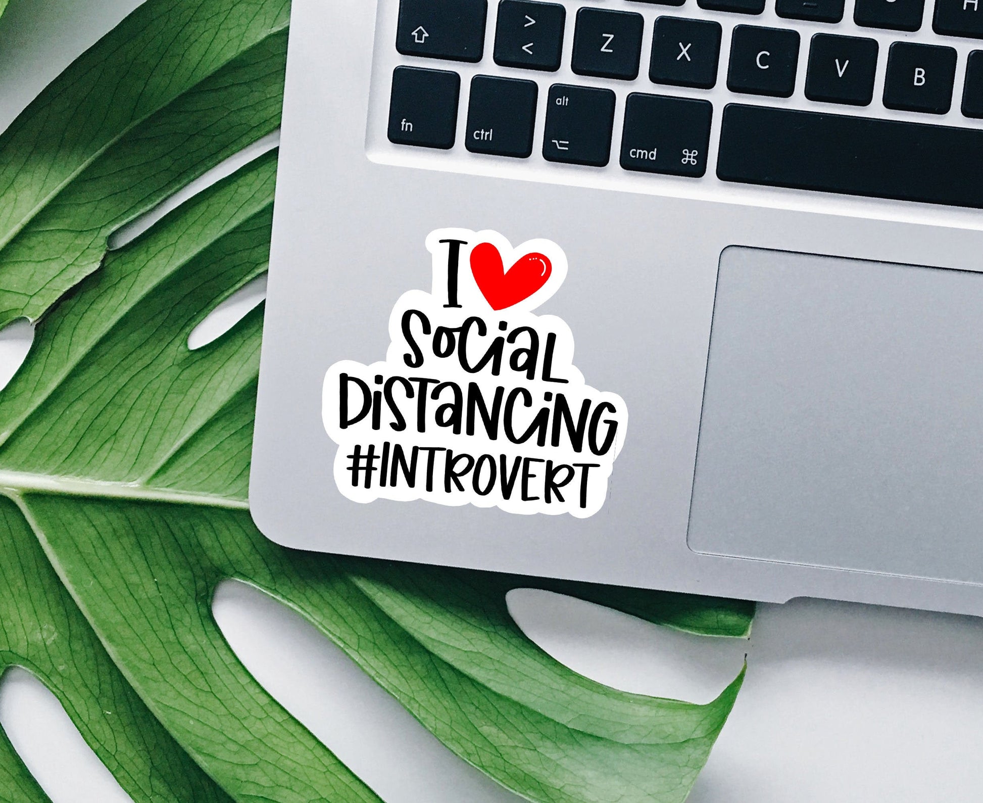 I love social distancing vinyl sticker, kindness sticker, laptop stick –  Jenny V Stickers