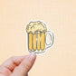 Beer mug sticker vinyl sticker, funny sticker, gift, laptop sticker, personalized gifts