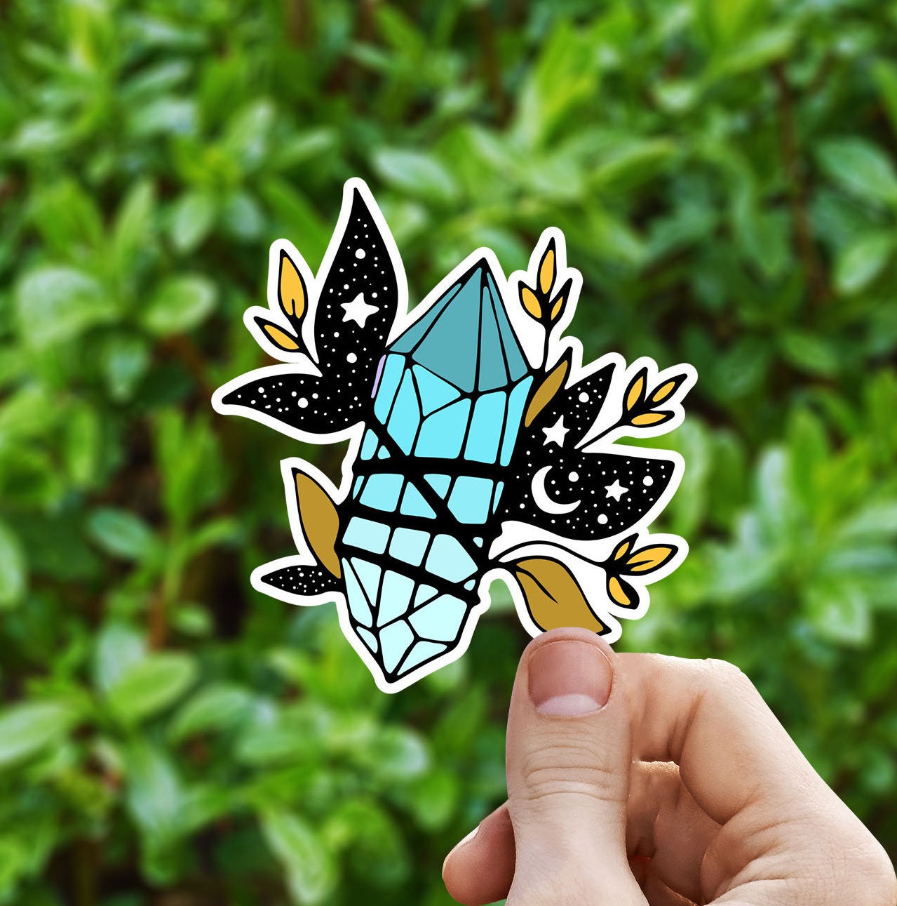 Space Crystal Stickers | AD024