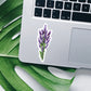 Lilac bushel vinyl sticker, Illustrated flower sticker, flower stickers, aesthetic, birthday gift, waterproof flower sticker