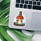 Mushroom Terrarium sticker, Mushroom decor, Laptop decals, Journal stickers