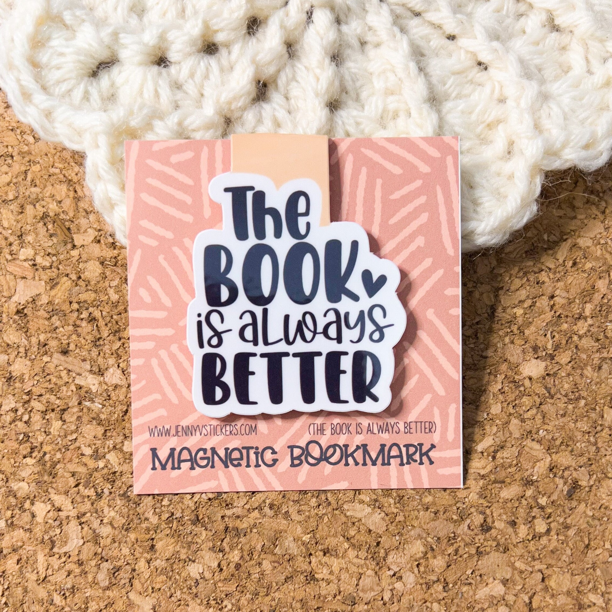 The book is always better bookmark, reading accessory, unique bookmark, cute bookmark, book gift