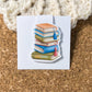 Stack of books magnetic bookmark, reading accessory, unique bookmark, cute bookmark, book gift