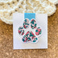 Watermelon paw print magnetic bookmark, reversible bookmark, reading accessory, cute bookmark, book gift