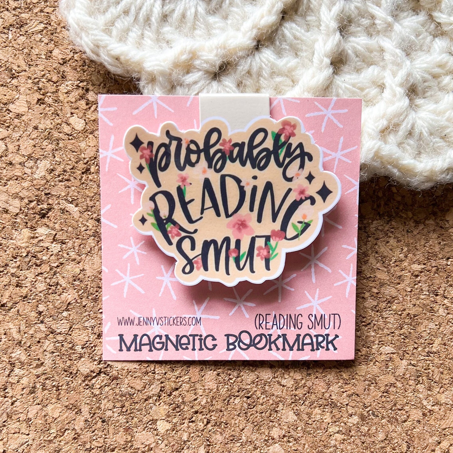 Probably Reading Smut bookmark, reading accessory, unique bookmark, cute bookmark, book gift