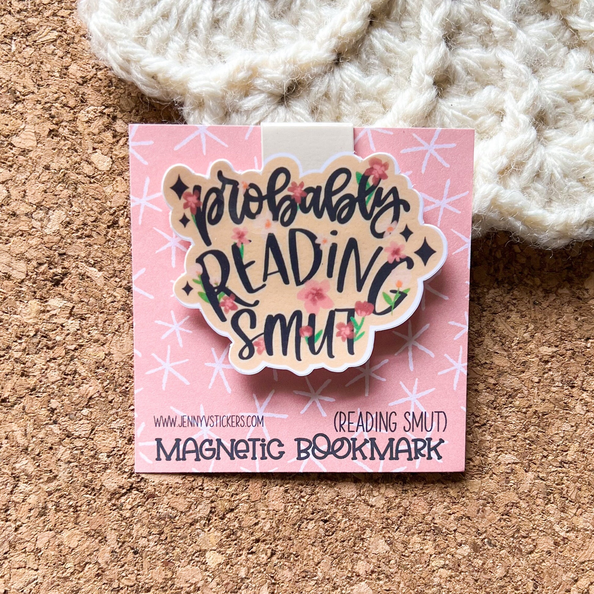 Probably Reading Smut bookmark, reading accessory, unique bookmark, cute bookmark, book gift