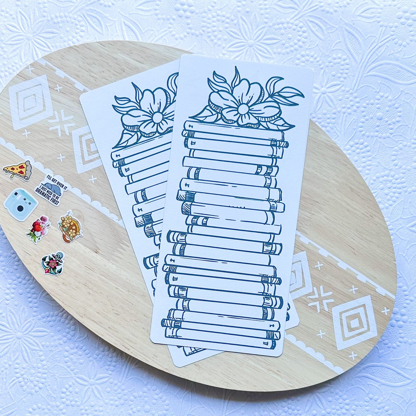 Bookshelf reading Log tbr floral Bookmark, library book trackers, vintage book list, customized bookmark, reading tracker